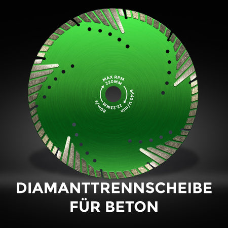 diamantscheibe beton, trennscheibe beton, diamanttrennscheibe beton