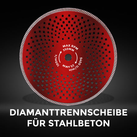 diamanttrennscheibe 350mm, trennscheibe 350mm, diamantscheibe 350mm