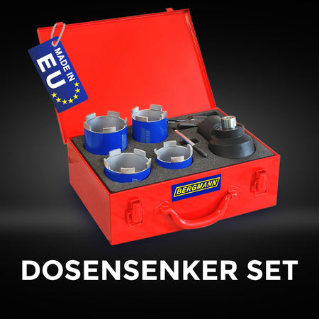 dosensenker set, dosensenker im set, dosenbohrer set
