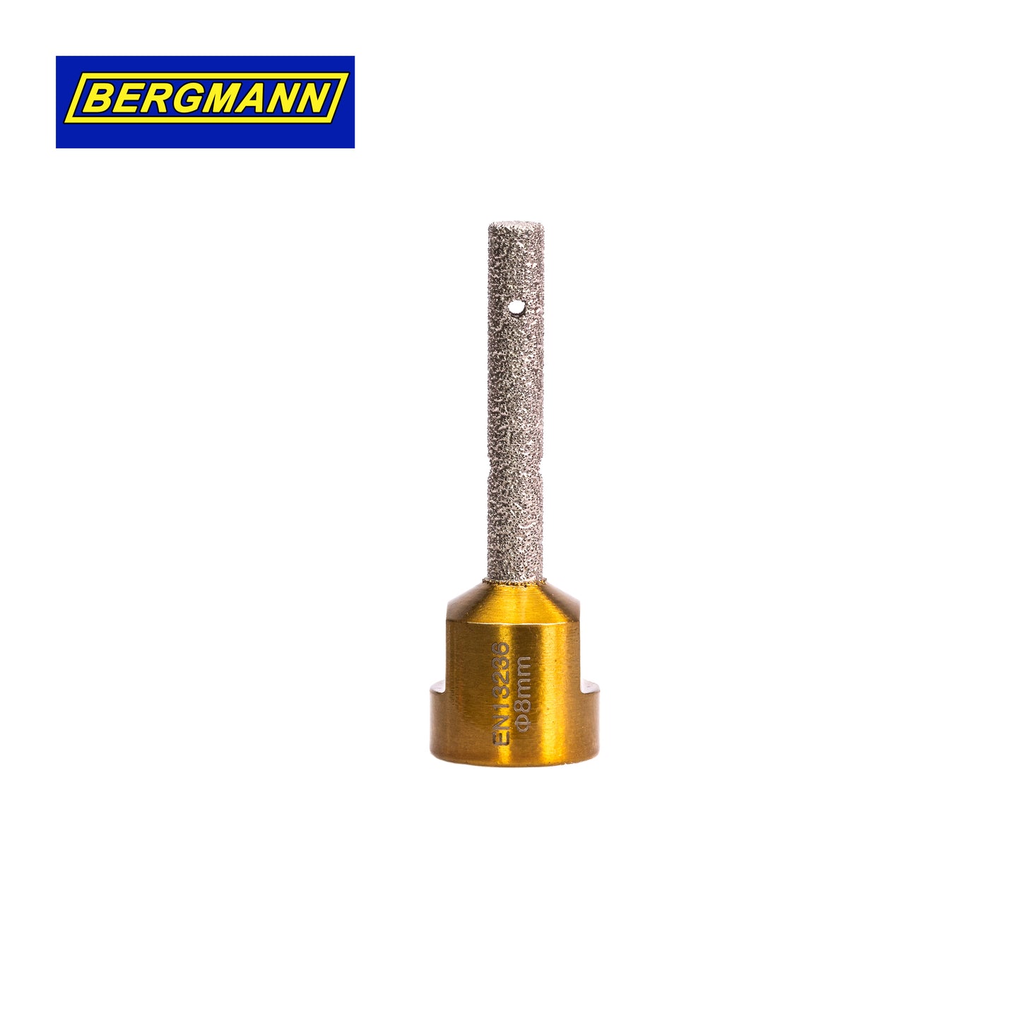 Fraise diamantée professionnelle BERGMANN® Ø 20/10/8 mm avec revêtement diamanté sous vide